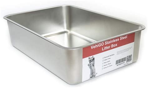 stainless steel litter pans